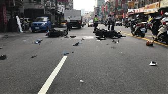 左轉車撞直行車　騎士噴飛釀1死1傷