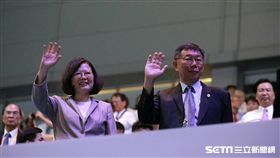 -柯文哲-蔡英文-世大運-圖/北市府提供