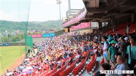 天母球場觀眾席。（圖／記者王怡翔攝）