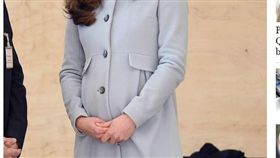 英國凱特王妃傳懷第三胎。（圖／翻攝自EXPRESS）
