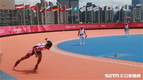 世大運滑輪溜冰選手高茂傑。（圖／記者王怡翔攝）