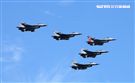 F16戰機彩繪單機特技操演。（記者邱榮吉/攝影）