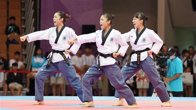 跆拳道今再傳佳績！女子團體品勢奪銀