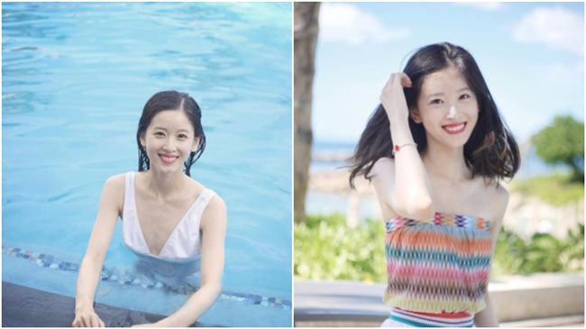 奶茶妹曬深V泳裝　網友狠酸「貧乳」