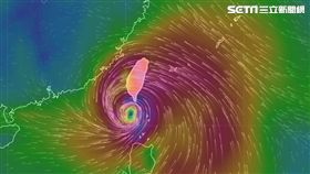 天鴿 8/22 8:00 圖／氣象局