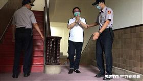 蔡正元，高院，雙手合十。記者潘千詩攝影