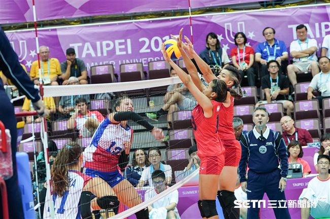 0822世大運女子排球中華隊擊敗捷克　圖／記者林敬旻攝