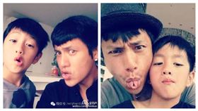 陳坤,兒子,優優（合成圖／翻攝自陳坤微博）