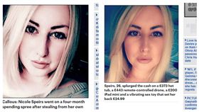 ▲史貝兒盜領阿嬤養老金78萬。（圖／翻攝自dailymail）
http://www.dailymail.co.uk/news/article-4809278/Fraudster-stole-gran-went-shopping-spree.html