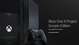 Xbox One X Project Scorpio Edition 翻攝官網