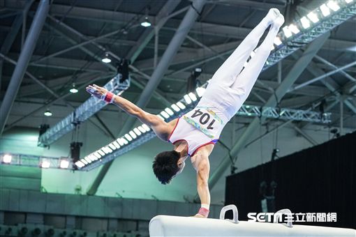 0823 世大運男子體操單項鞍馬，李智凱　圖／記者林敬旻攝