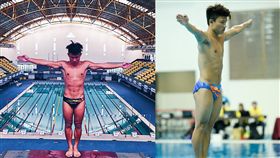 台灣隊跳水選手林昀蒂、