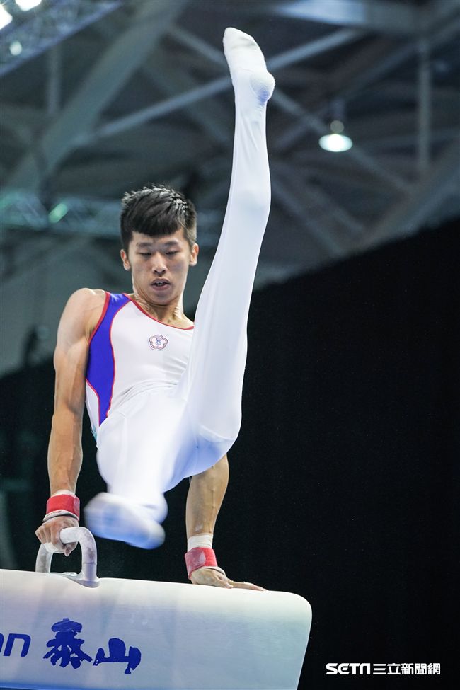 世大運男子體操單項鞍馬，李智凱完美奪金　圖／記者林敬旻攝