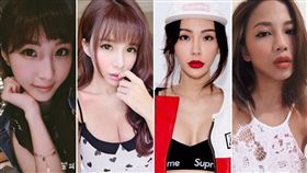 小茉莉 陳瑀希,蘇心甯（Lala）,梁云菲,邱蔓綾（安喬）（合成圖／翻攝自臉書）