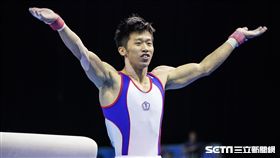 0823 世大運男子體操單項鞍馬，李智凱　圖／記者林敬旻攝