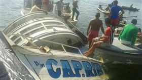 巴西帕拉州西南部辛古河流域發生沈船意外。（圖／翻攝自DailyStar）