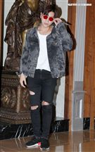 在韓國發展的本地音樂人梁根榮，不發韓語歌而是發華語歌，回台宣傳自己創作的華語單曲「Stop Sugar」（不要再甜言蜜語）。（記者邱榮吉/攝影）