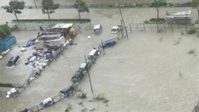 天鴿颱風侵襲澳門／中國新聞網