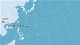 天鴿,颱風,路徑(中央氣象局)
