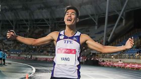 ▲楊俊瀚在台北世大運獲得男子100公尺金牌。（圖／世大運組委會提供）