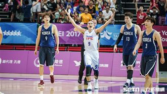 終於贏啦！中華男籃4分差擊退韓國