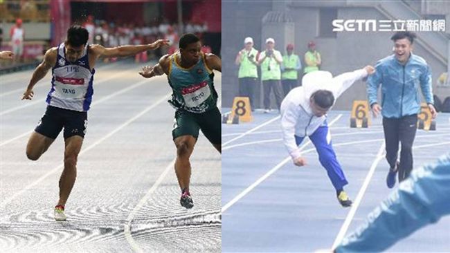 楊俊瀚百米奪金　網爆用了柯文哲跑法