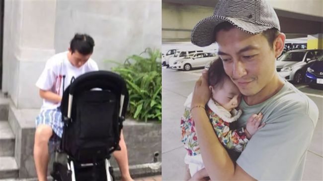 慾照陳冠希轉型！穿起衣服街頭曬女兒
