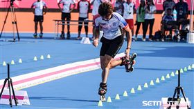  世大運速度過樁陳昱錡。（圖／記者林敬旻攝）