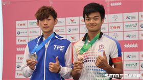 ▲世大運速度過樁台灣選手陳昱錡鍍銀、吳東諺獲得銅牌。（圖／記者王怡翔攝）