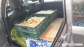 截至106年8月24日止，台北市衛生局查獲1名戶籍地址登記於台北市，曾向不合格蛋雞場連成牧場購入散裝雞蛋的個體戶。（圖／台北市衛生局提供）