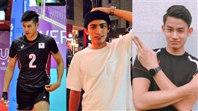 日本男排帥哥秦耕介、福山汰一、今村貴彥
圖翻攝自推特