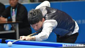 世大運男子撞球劉政杰（圖／記者雷明正攝）