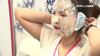 世貿美容展面膜PK！冰凍降溫吸睛
