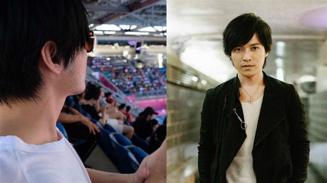 怪獸低調挺世大運　老婆視角超甜蜜