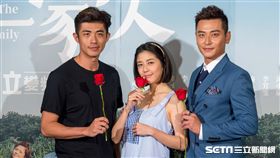 陳冠霖、韓瑜、李燕、陳珮騏、趙駿亞、臧芮軒、黃文星及剛加入的梁正群《一家人》／行銷公關部