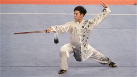 ▲陳宥崴太極劍。（圖／大專體總提供）