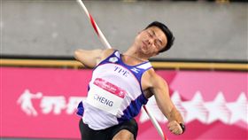 ▲鄭兆村標槍91公尺36破亞洲紀錄，獲得台北世大運金牌。（圖／記者邱榮吉攝）