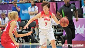 主力後衛安間志織是日本女籃靈魂人物（圖／記者劉家維攝）