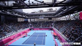 台北網球中心。(圖／記者林敬旻攝)
