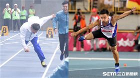 柯文哲、台灣標槍名將鄭兆村（圖／記者林敬旻、邱榮吉攝影）