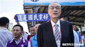 國民黨全代會，國民黨主席吳敦義出席。 圖／記者林敬旻攝