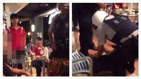 跳針姊嗆警還翻桌 海笑法師過肩摔秒壓制
圖/翻攝自YouTube