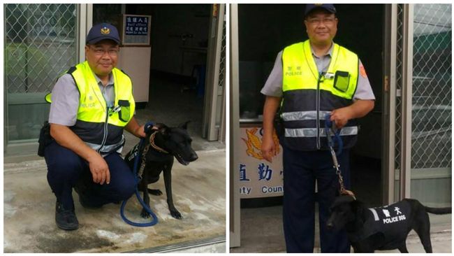 永遠的夥伴！警長誓與警犬相伴到終老