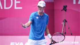 0827世大運網球男單中華隊莊吉生 圖／記者林敬旻攝