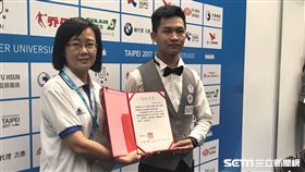 世大運撞球（圖／記者雷明正攝）