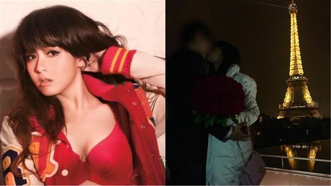 求婚成功！小小瑜巴黎噴淚點頭嫁男友