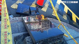 「寶成門舊址」時碑遭推倒　警逮一嫌