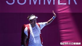 0828世大運網球女單台灣好手張凱貞。（圖／記者林敬旻攝）