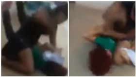 巴西,母女,少女,婦女,爆打（圖／翻攝自YouTube）