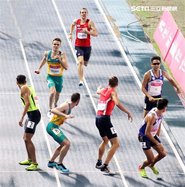 世大運田徑項目28日全部結束，各國選手盡力表現贏得運動精神，下次拿坡里見，珍重再見。（記者邱榮吉/攝影）